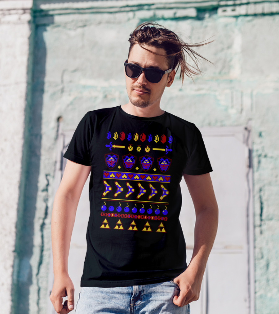 Link To Legend Triforce Christmas Past New T-Shirt