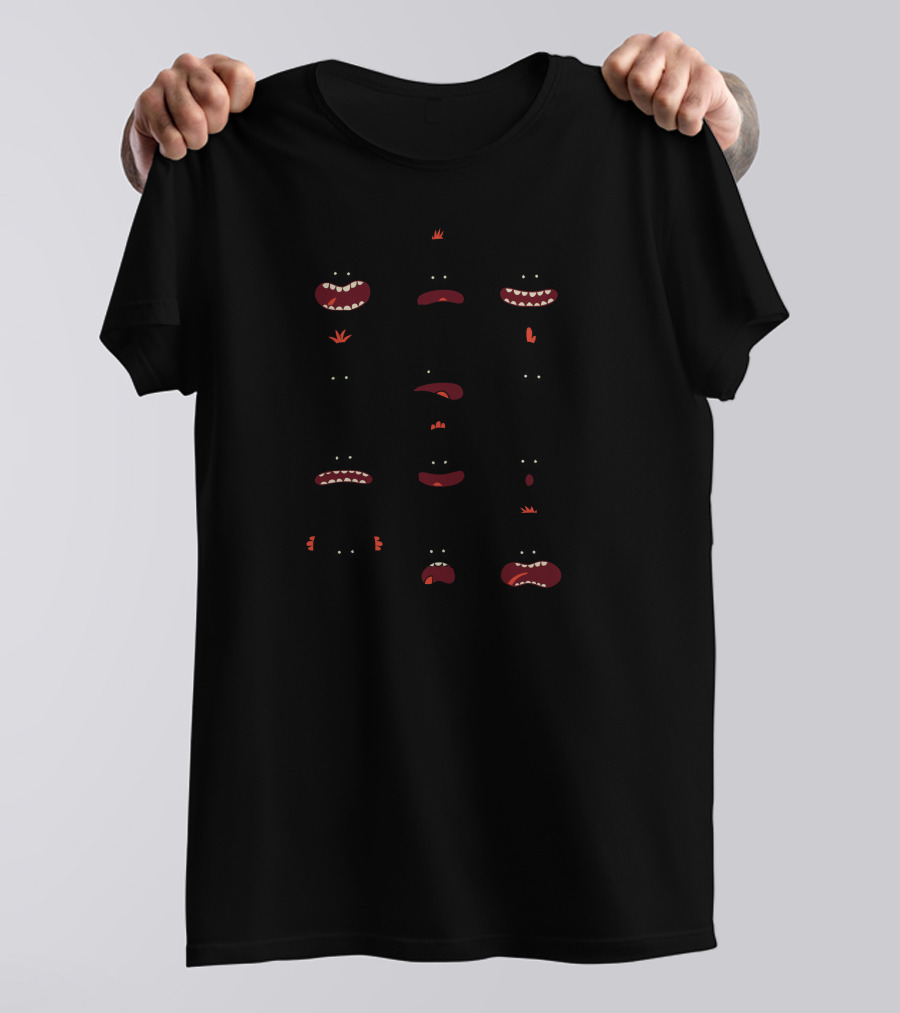 Look At Me New Animated Expressions Faces T-Shirt