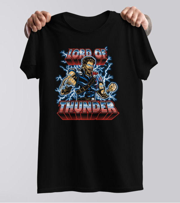 Lord Of Thunder Lightning Warrior Burst T-Shirt