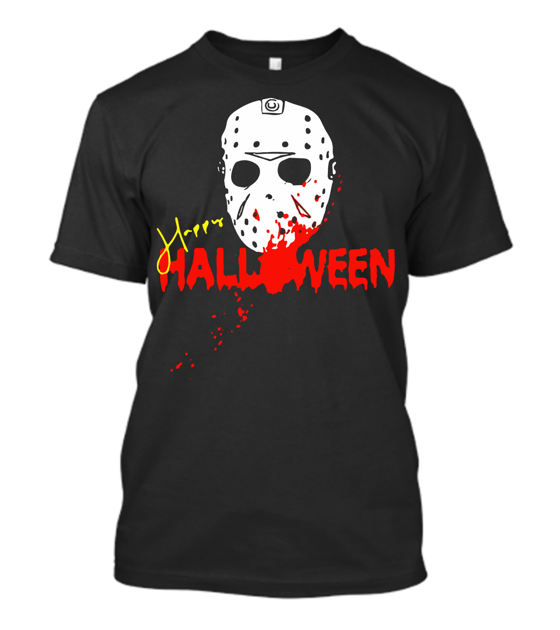 Happy Halloween Die Mask Horror Reference T-Shirt