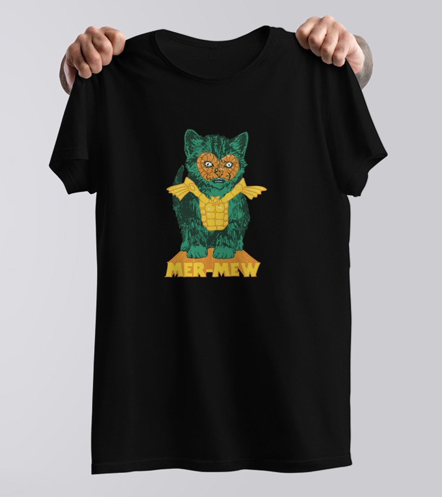 He-Man Battle Cat Hybrid - Mer Mew New T-Shirt