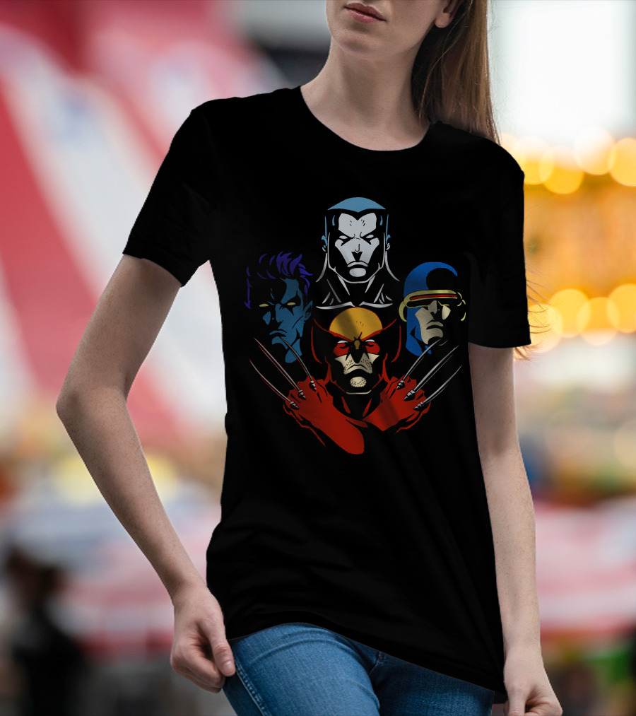 Mutant Rhapsody X-Men Wolverine Cyclops Nightcrawler Colossus T-Shirt