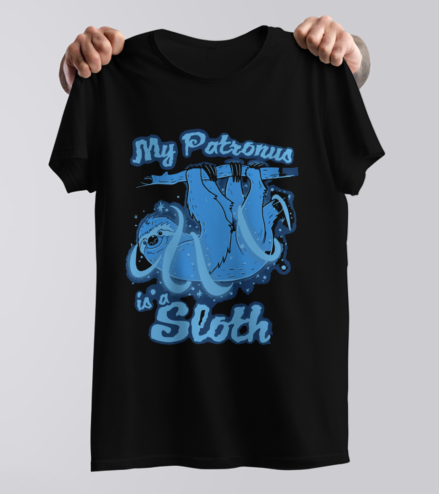 My Patronus Is A Sloth Hanging On Magical Branch T-Shirt