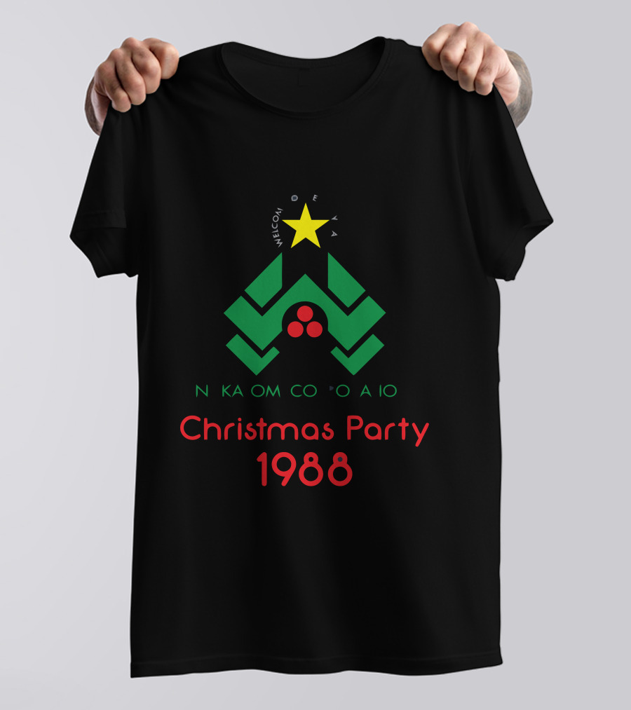 Nakatomi Plaza Welcome Christmas Party 1988 T-Shirt