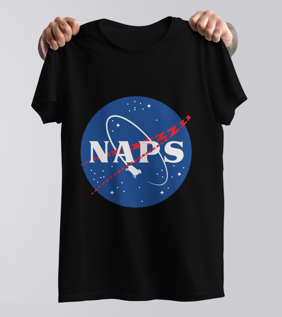Naps New Space Zzz Stars Planet Rings T-Shirt