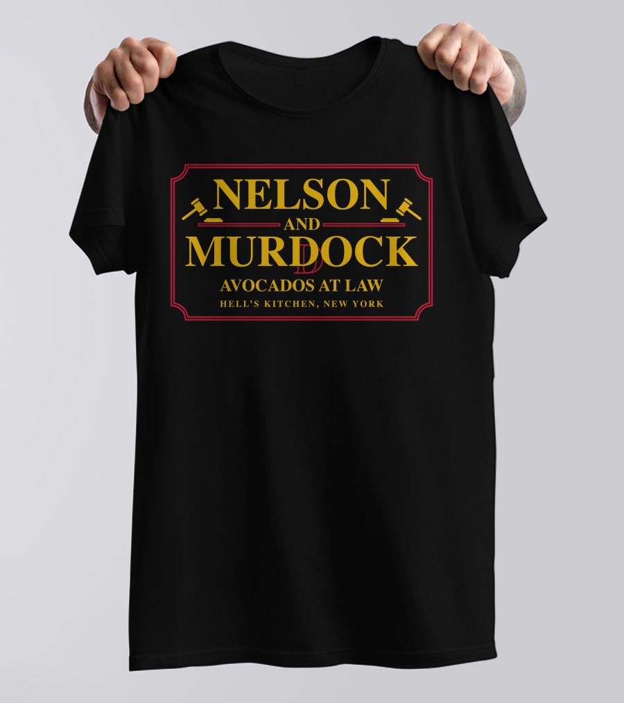 Nelson And Murdock Avocados At Law Hell's Kitchen New York T-Shirt