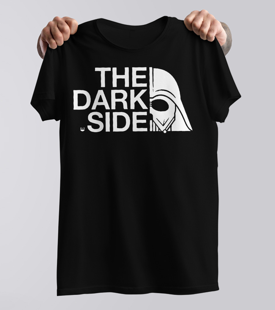 The Dark Side Darth Vader North Of The Dark Side White Version T-Shirt