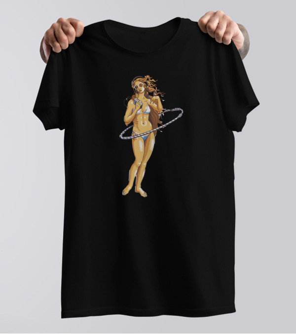 Summer Bikini Hula Hoop Girl T-Shirt
