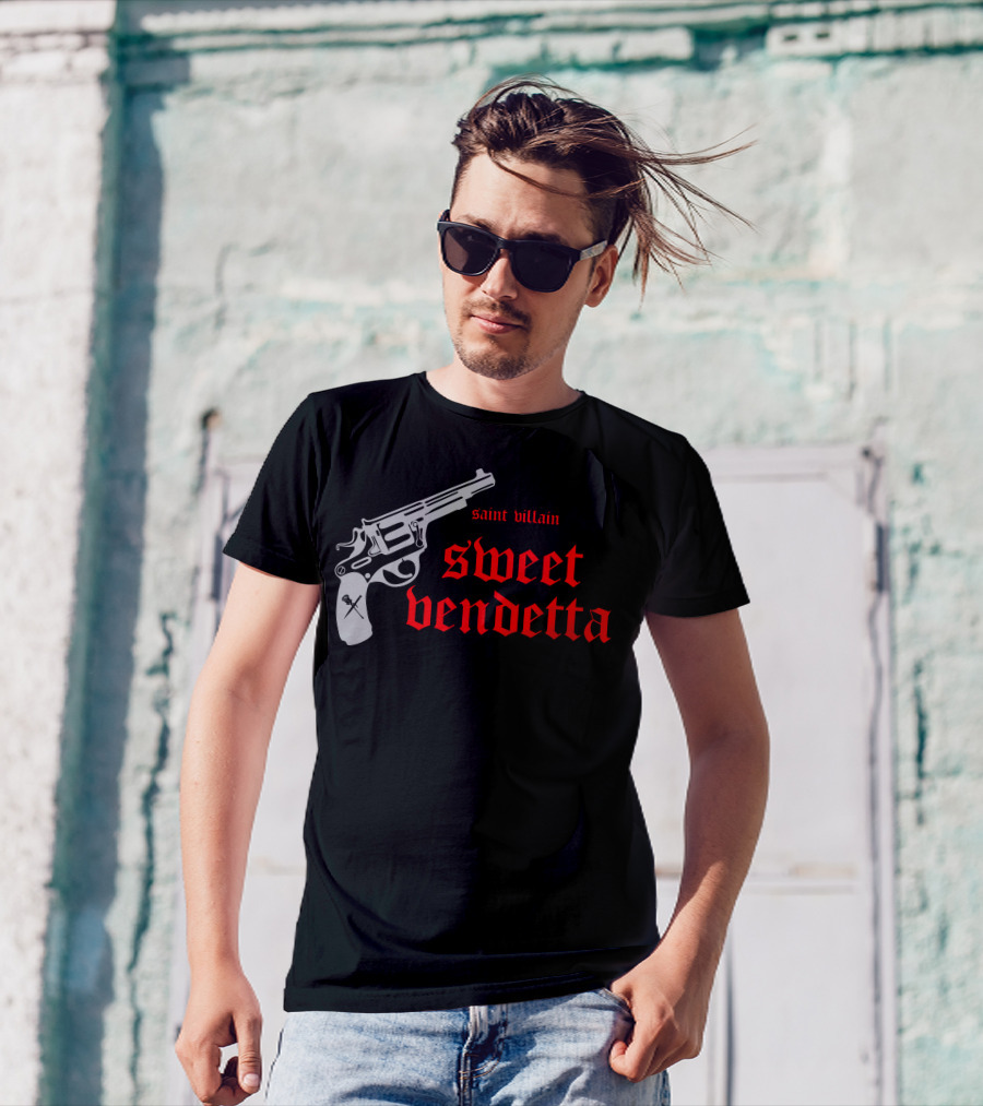 Saint Villain Sweet Vendetta Revolver T-Shirt
