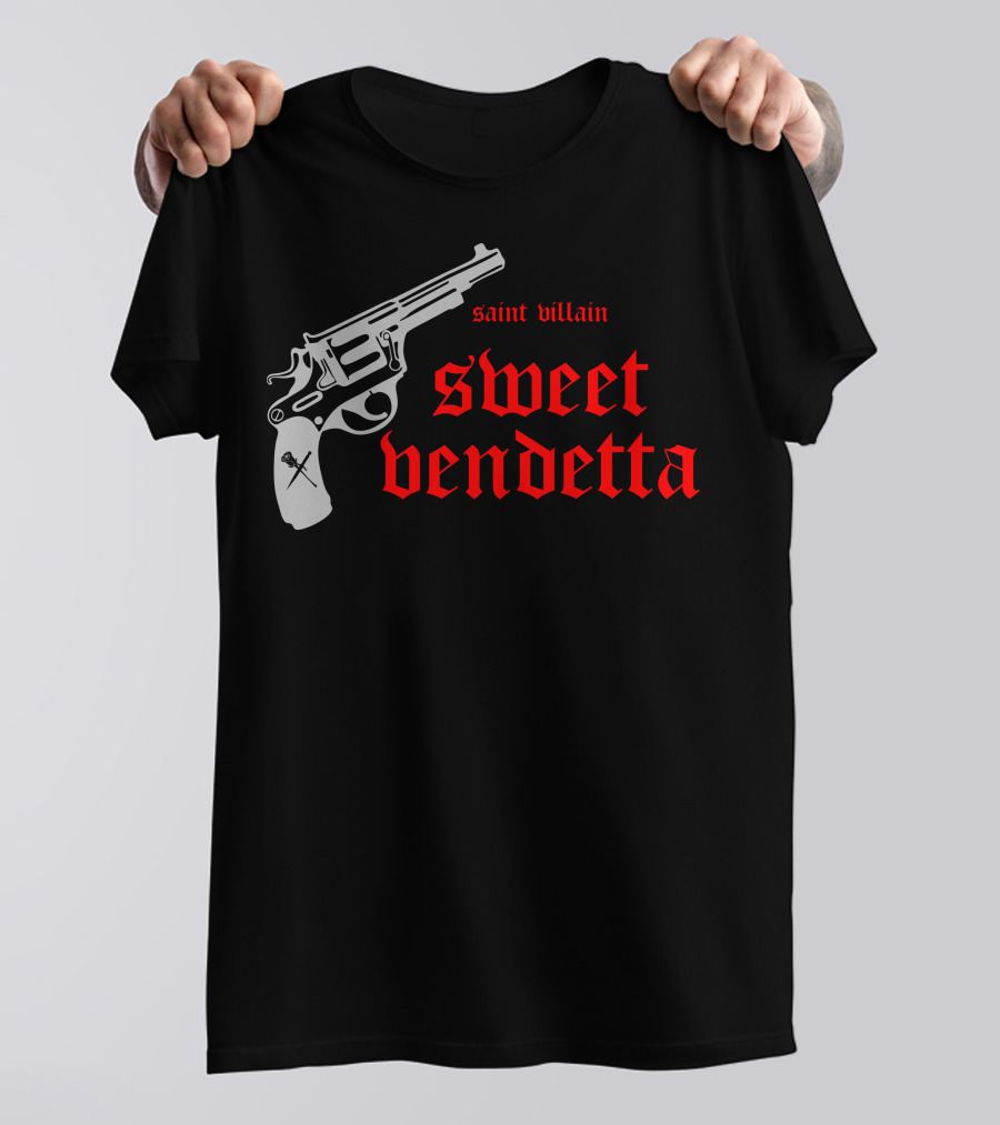 Saint Villain Sweet Vendetta Revolver T-Shirt