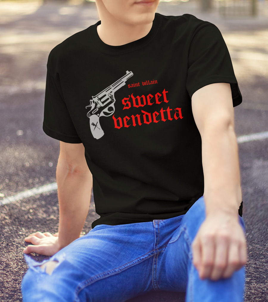 Saint Villain Sweet Vendetta Revolver T-Shirt