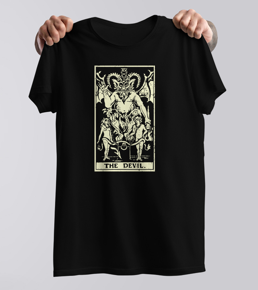 The Devil Tarot Card Baphomet T-Shirt