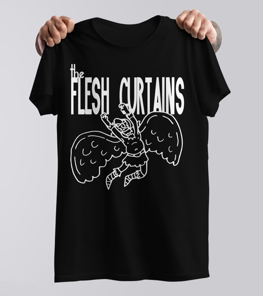 The Flesh Curtains Angel Wings T-Shirt