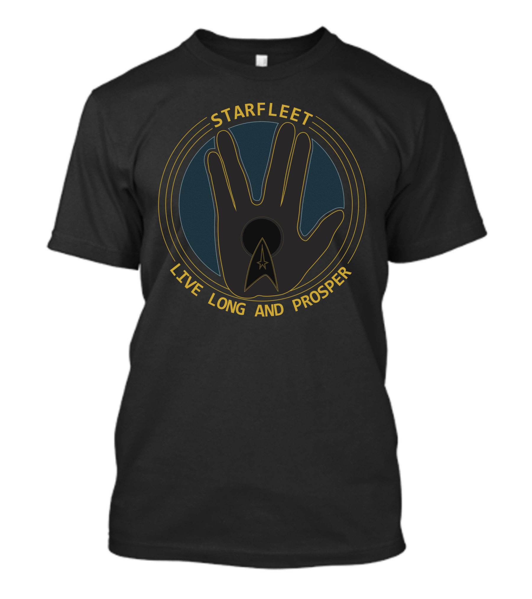 Starfleet Live Long And Prosper Hand Gesture T-Shirt