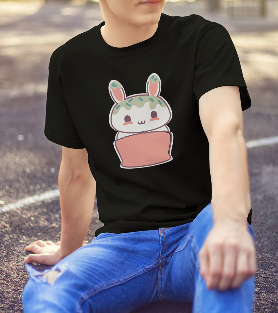 The Muffin Bunny Sprinkles Cute Kawaii Sweet Treat T-Shirt