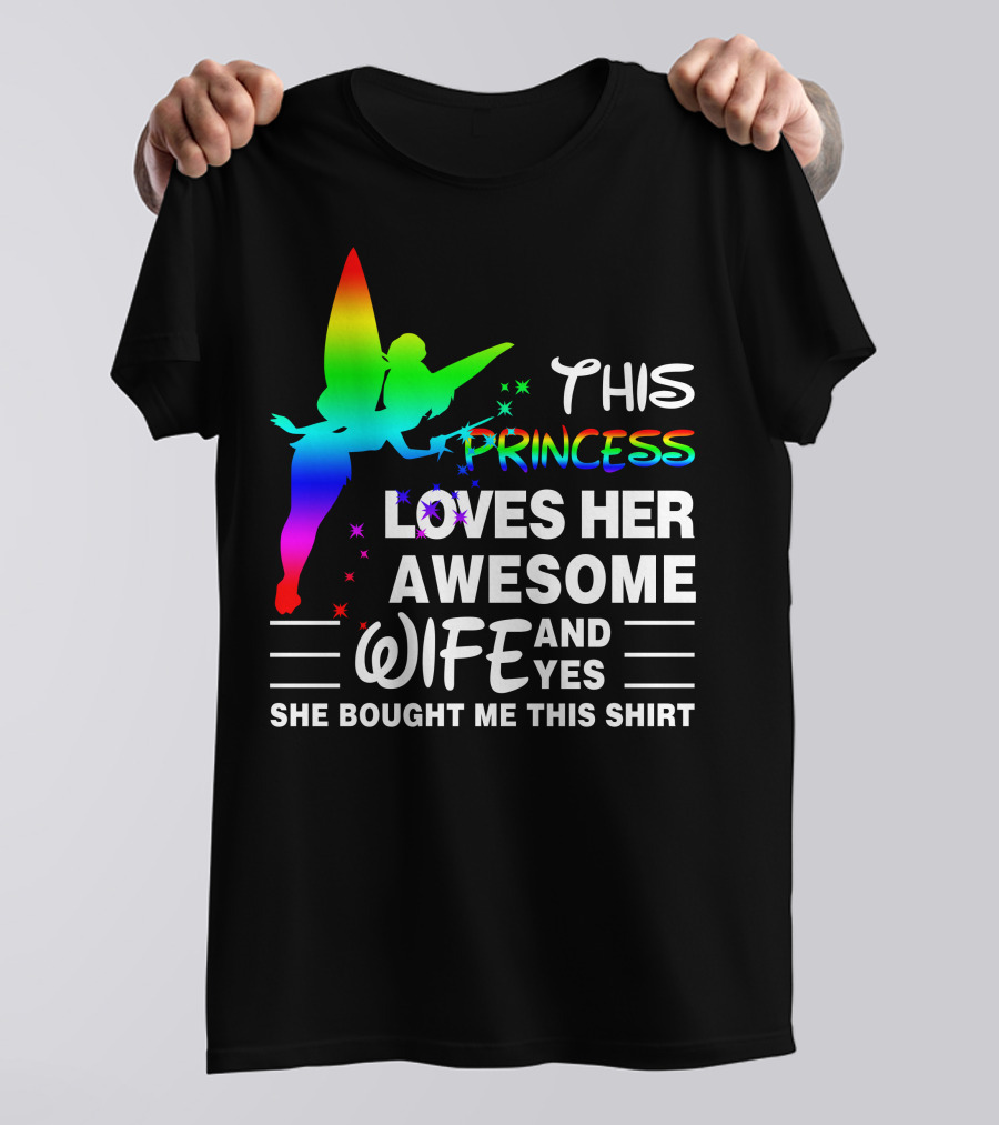 This Princess Loves Her Awesome Wife T-Shirt