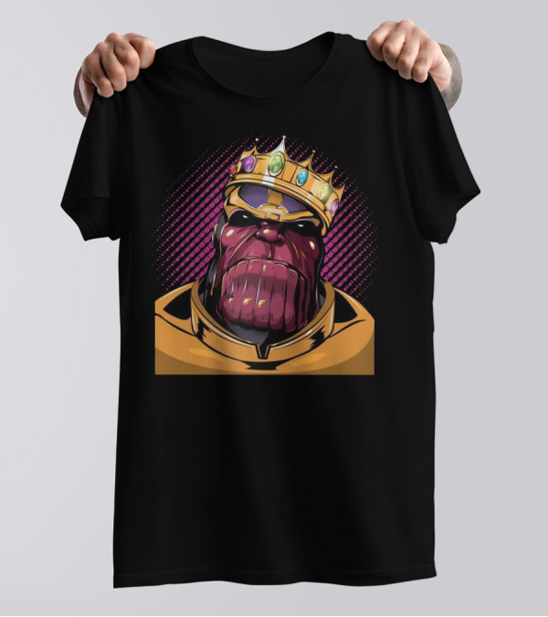Titan Hot Gemstone Crowned Ruler T-Shirt