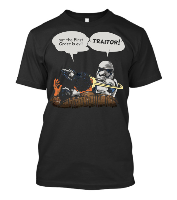 Traitor First Order Evil Comic Slap T-Shirt