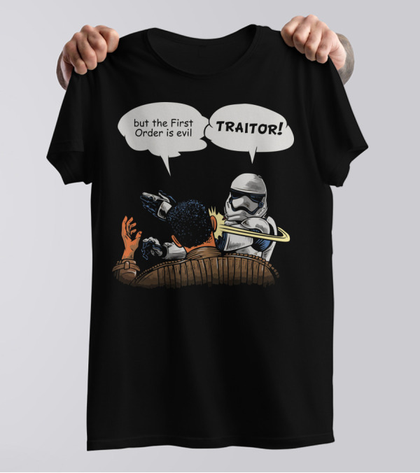 Traitor First Order Evil Comic Slap T-Shirt