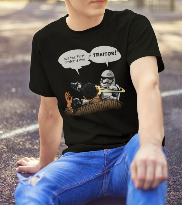 Traitor First Order Evil Comic Slap T-Shirt