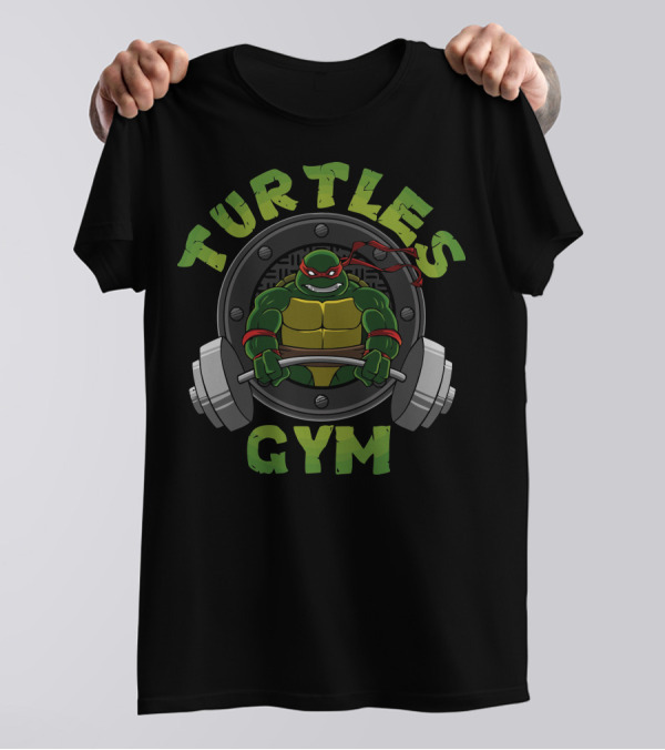 Turtles Gym Ninja Fitness Training Hero Security T-Shirt
