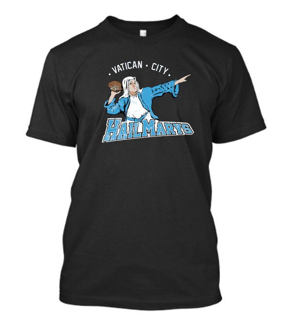 Vatican City Hailmarys Football Nun T-Shirt