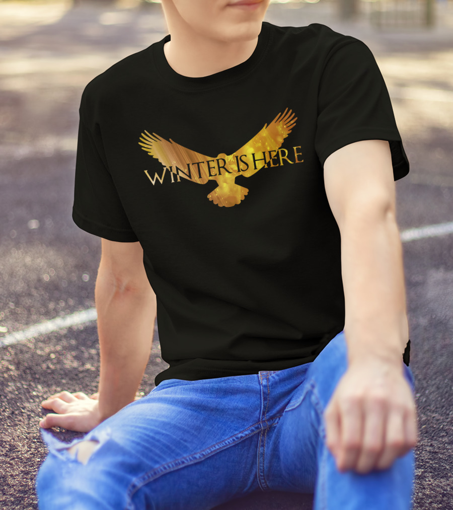 Winter Is Here Gold Eagle T-Shirt