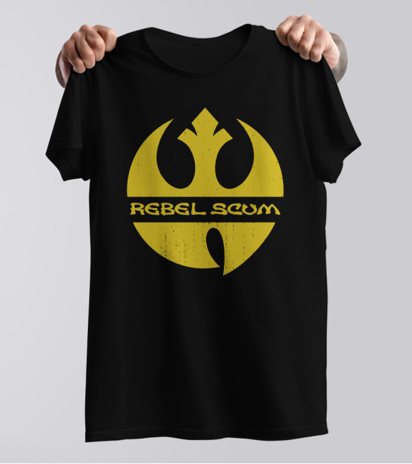 Star Wars Rebel Scum Yellow Distressed Alliance T-Shirt