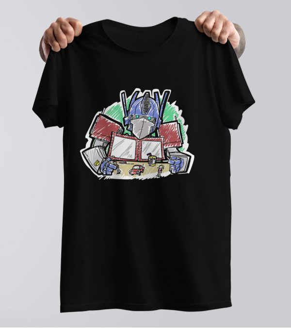 Optimus Lunch Break - Responsibility In Disguise T-Shirt