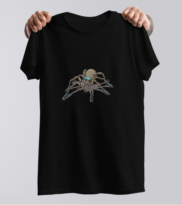 Rollin' Spider With Blue Accents T-Shirt