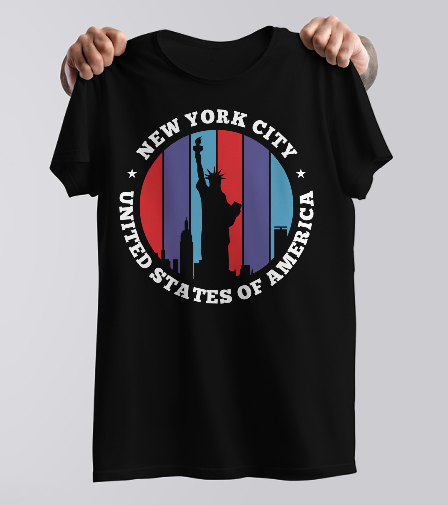 New York City Statue Liberty United States Of America T-Shirt