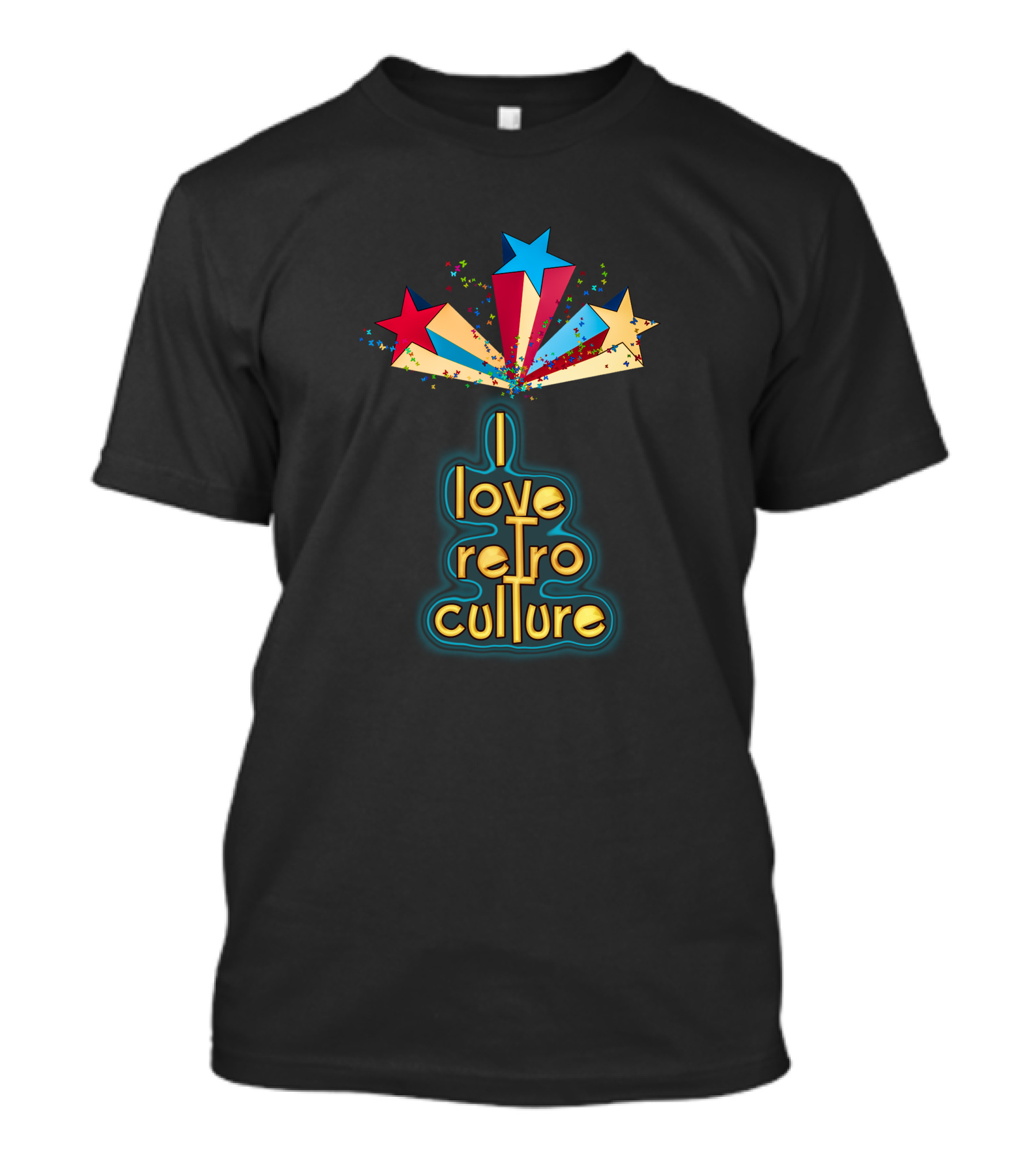 I Love Retro Culture T-Shirt