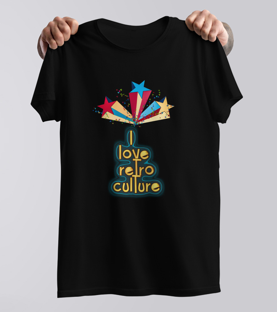 I Love Retro Culture T-Shirt