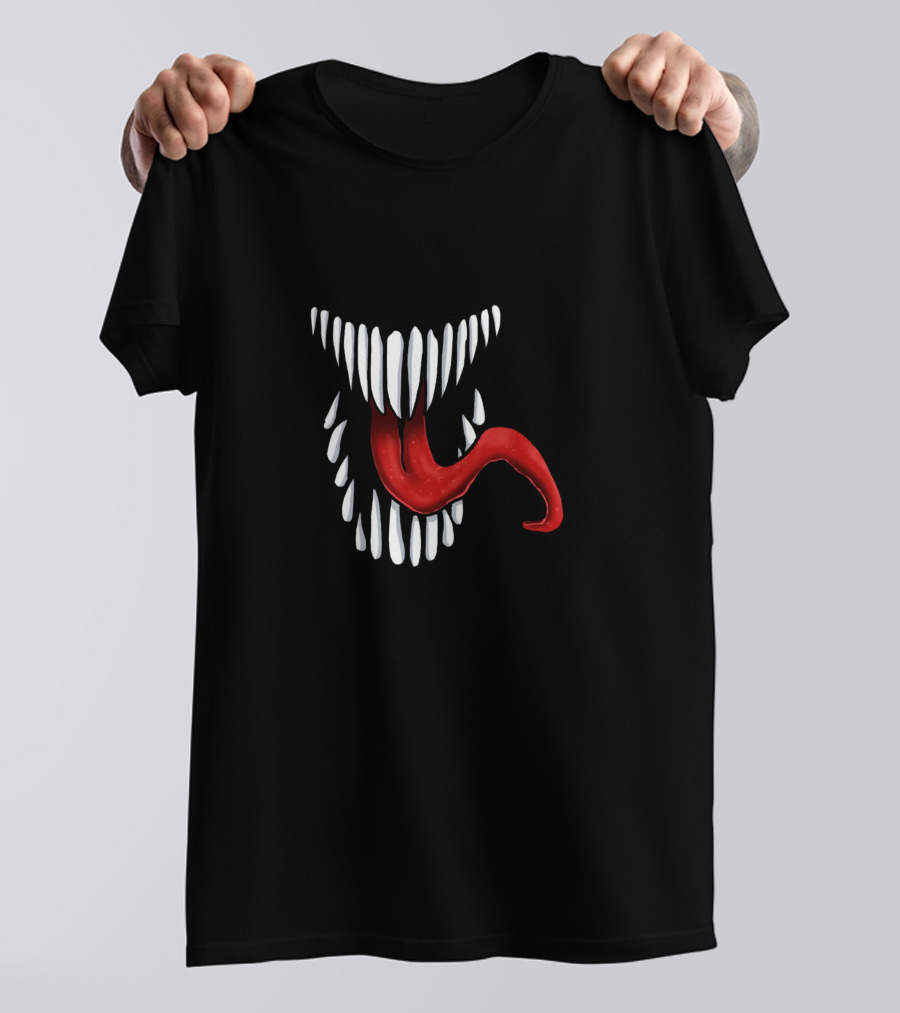Yummy Teeth And Tongue Monster T-Shirt
