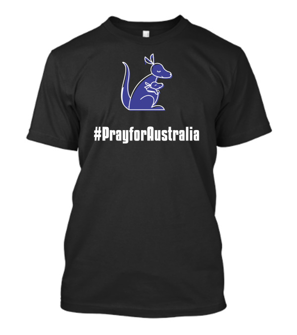 PrayforAustralia Kangaroo And Joey T-Shirt