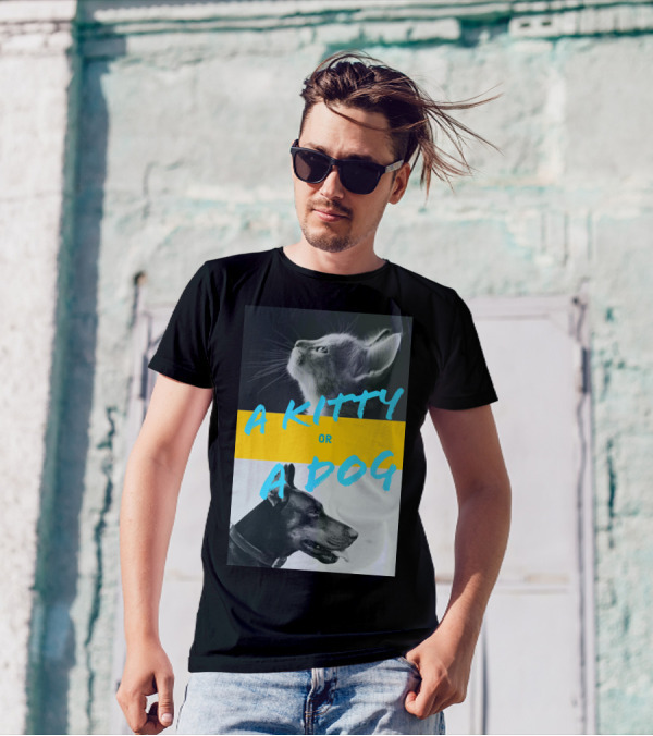 A Kitty Or A Dog Pet Comparison T-Shirt