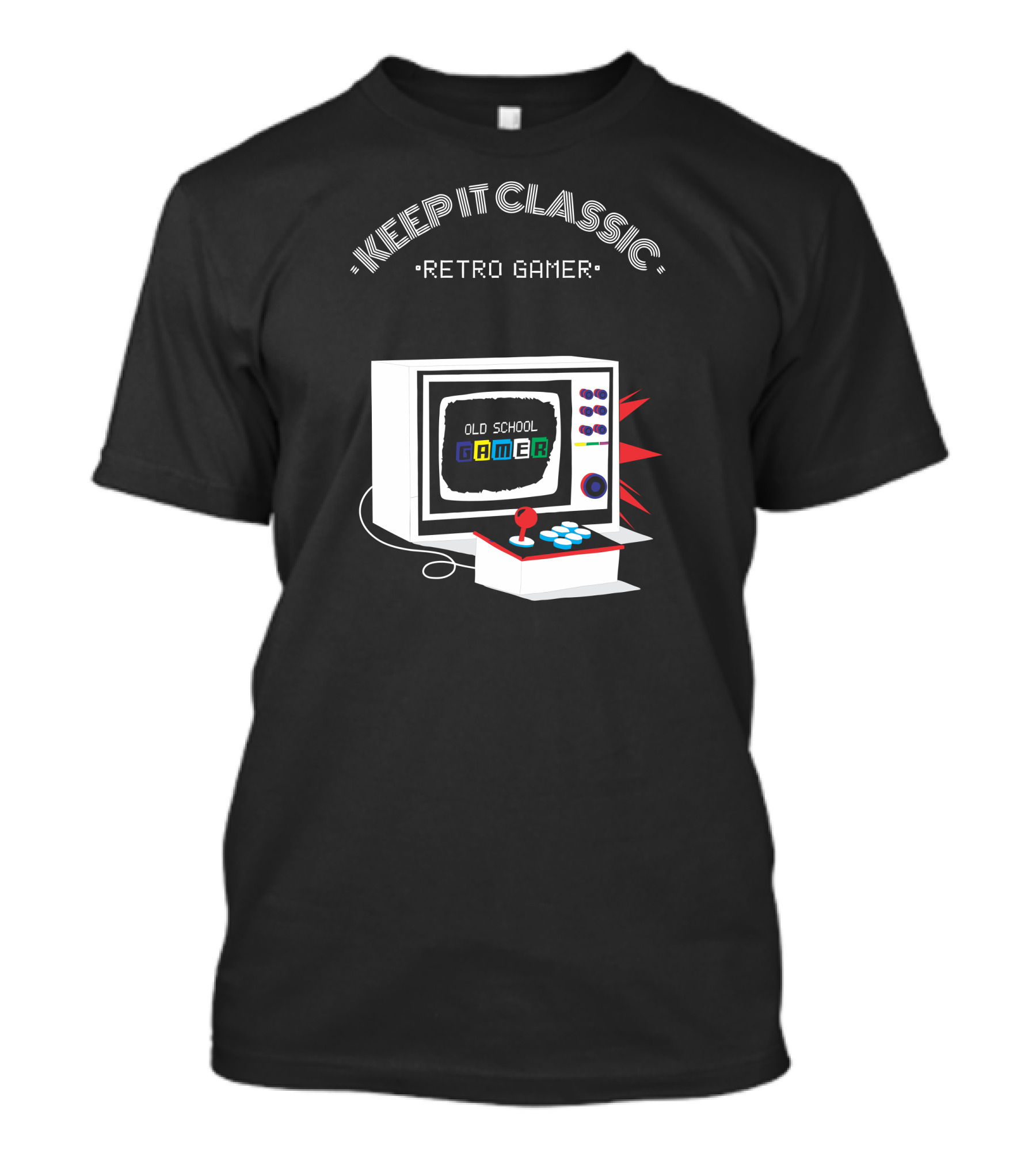 KEEP IT CLASSIC RETRO GAMER OLD SCHOOL GAMER T-Shirt