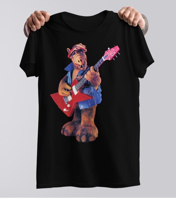 Alf Yeah Rockin' With Guitar And Bandana T-Shirt