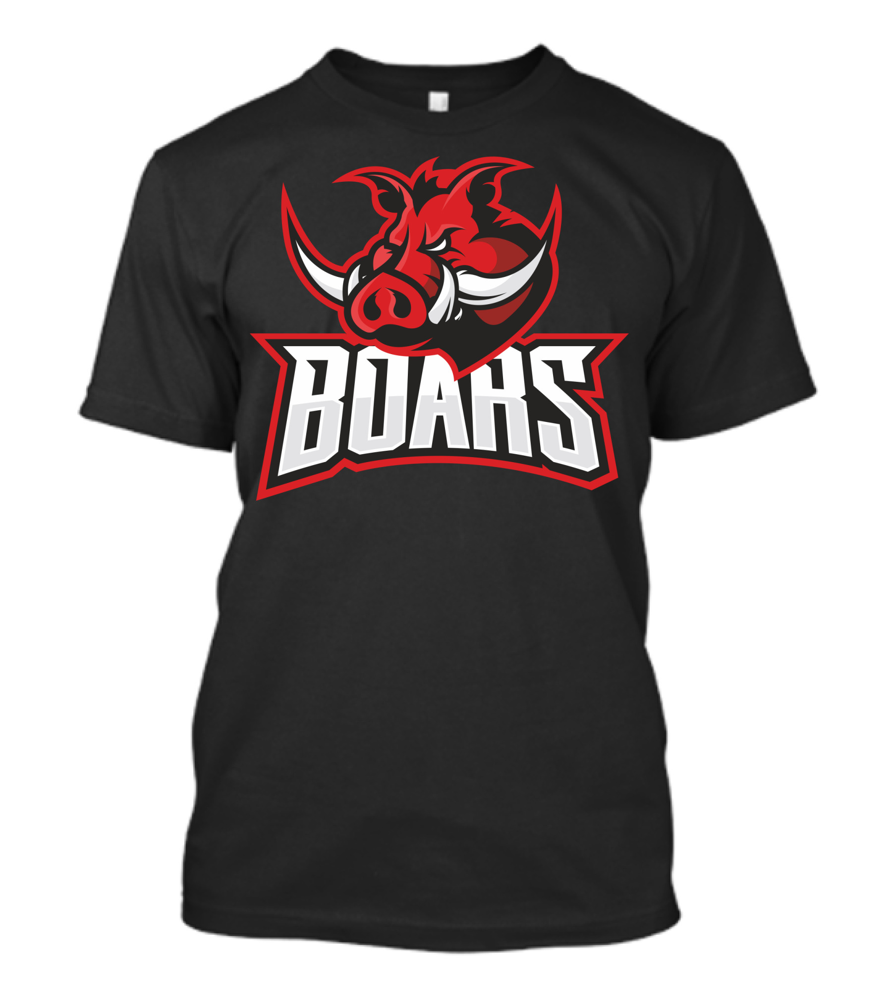 Boars Wild Hog Mascot Graphic T-Shirt
