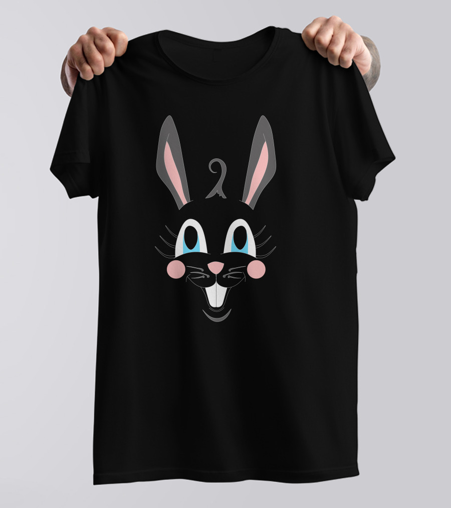 Sweet Bunny Face Cute Expression T-Shirt