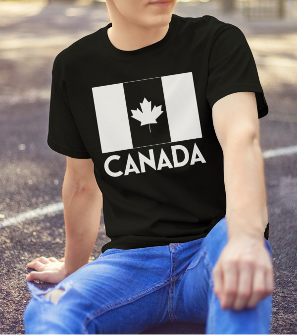 Canada Flag Maple Leaf Emblem T-Shirt