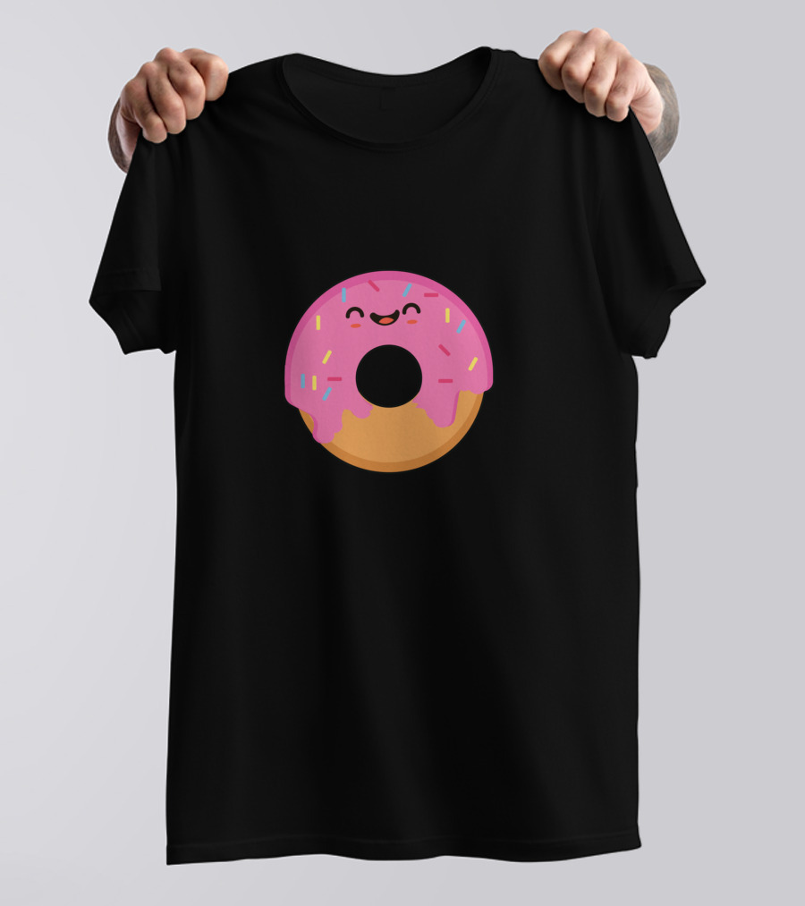 Candy Sprinkled Donut Smile T-Shirt