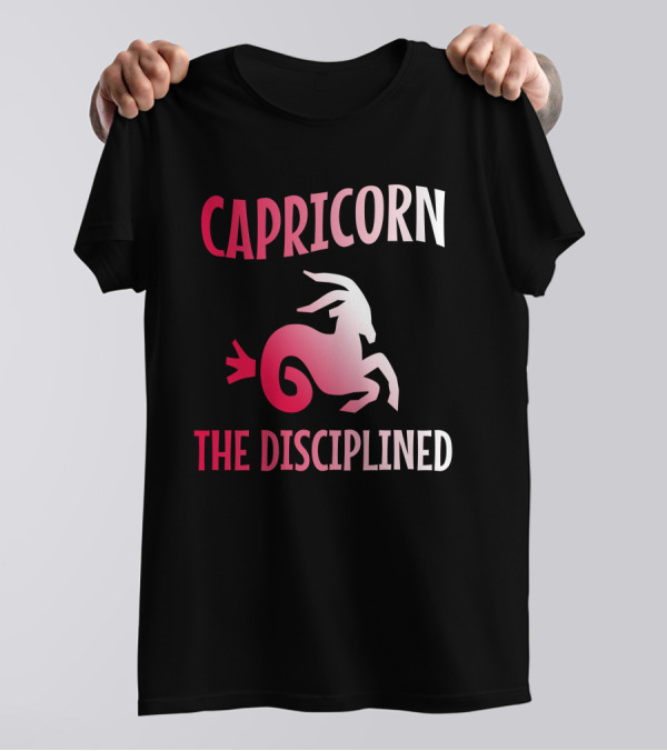 Capricorn The Disciplined Zodiac Goat T-Shirt