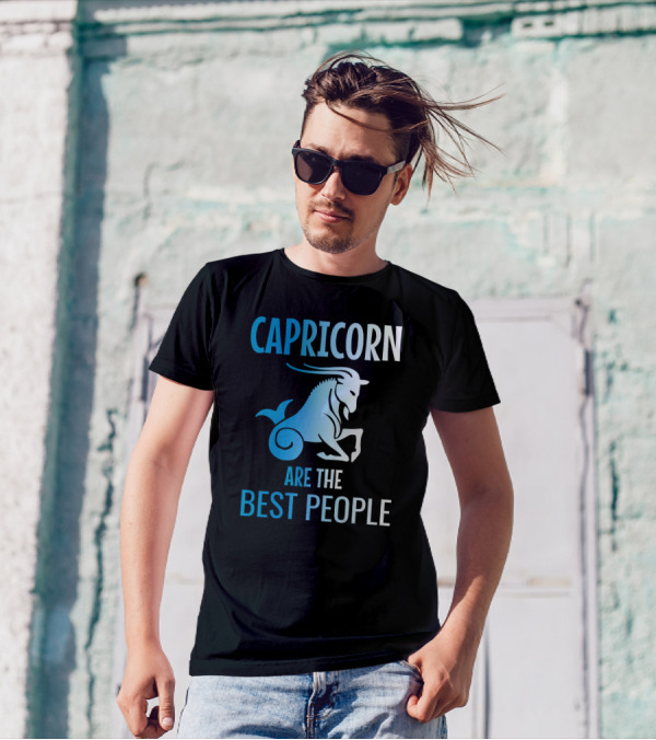 CAPRICORN ARE THE BEST PEOPLE Zodiac Sign Goat T-Shirt
