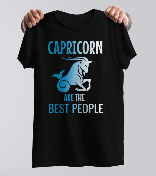 CAPRICORN ARE THE BEST PEOPLE Zodiac Sign Goat T-Shirt