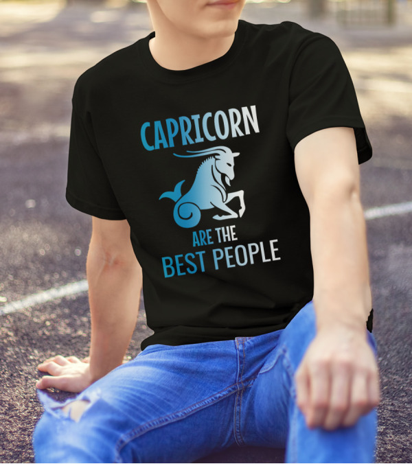 CAPRICORN ARE THE BEST PEOPLE Zodiac Sign Goat T-Shirt