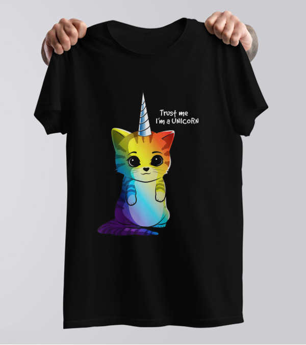 Trust Me I'm A Unicorn Caticorn T-Shirt