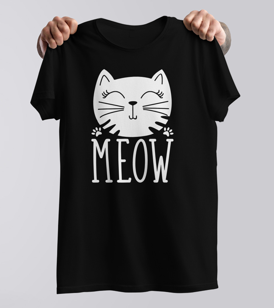 Cute Kitten Meow Cat Pet T-Shirt