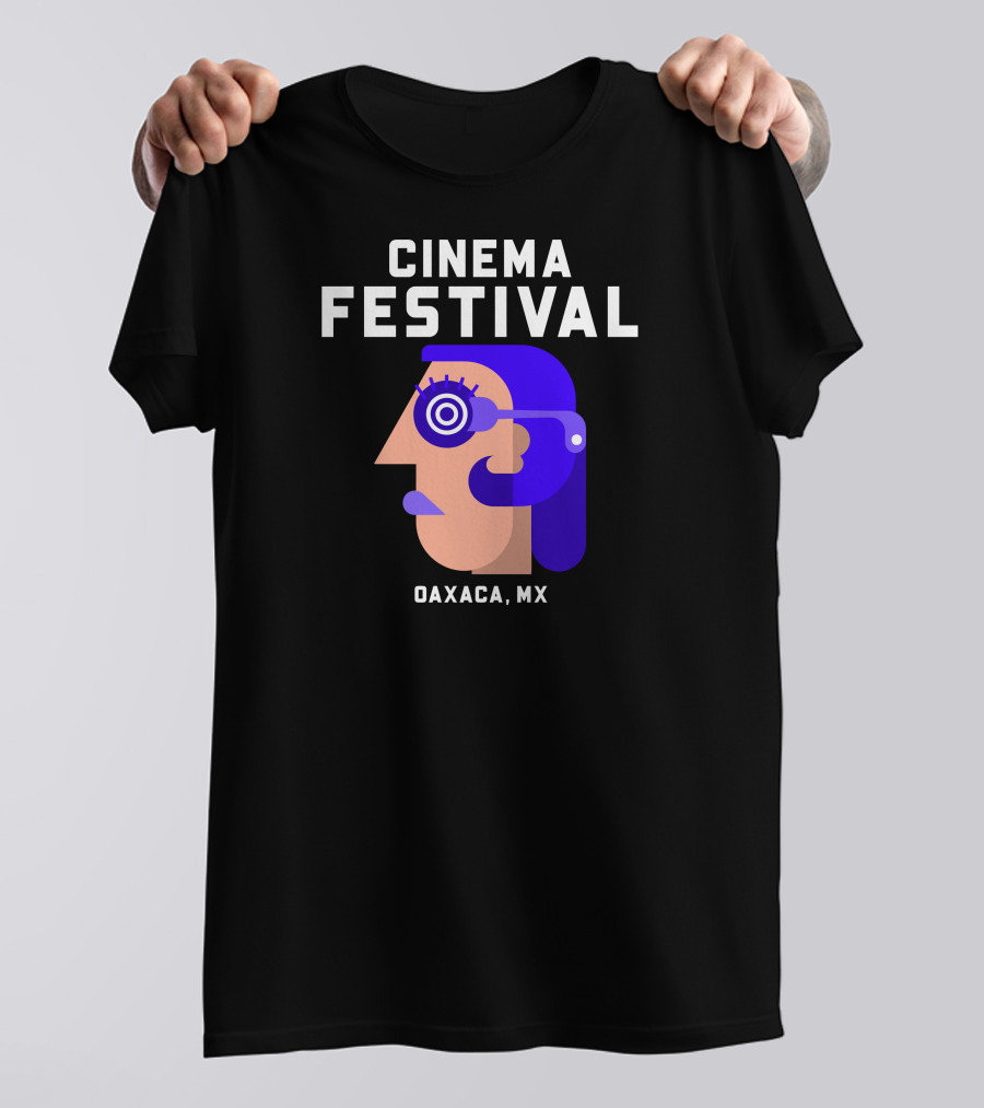 Cinema Festival Oaxaca MX Face T-Shirt