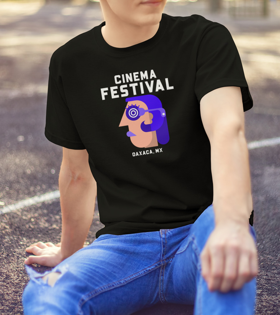 Cinema Festival Oaxaca MX Face T-Shirt